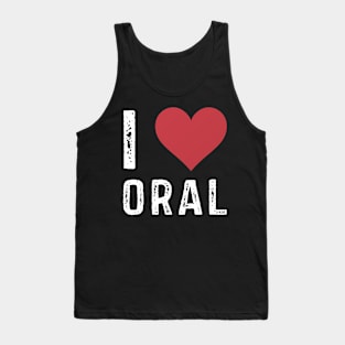 I Heart Love Oral Tank Top